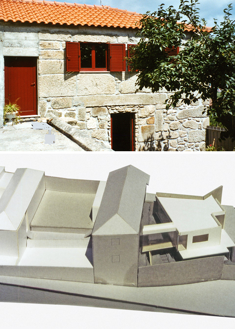Umbau zum Wohnhaus, Töpferatelier, Anbau Rebordoes, Portugal